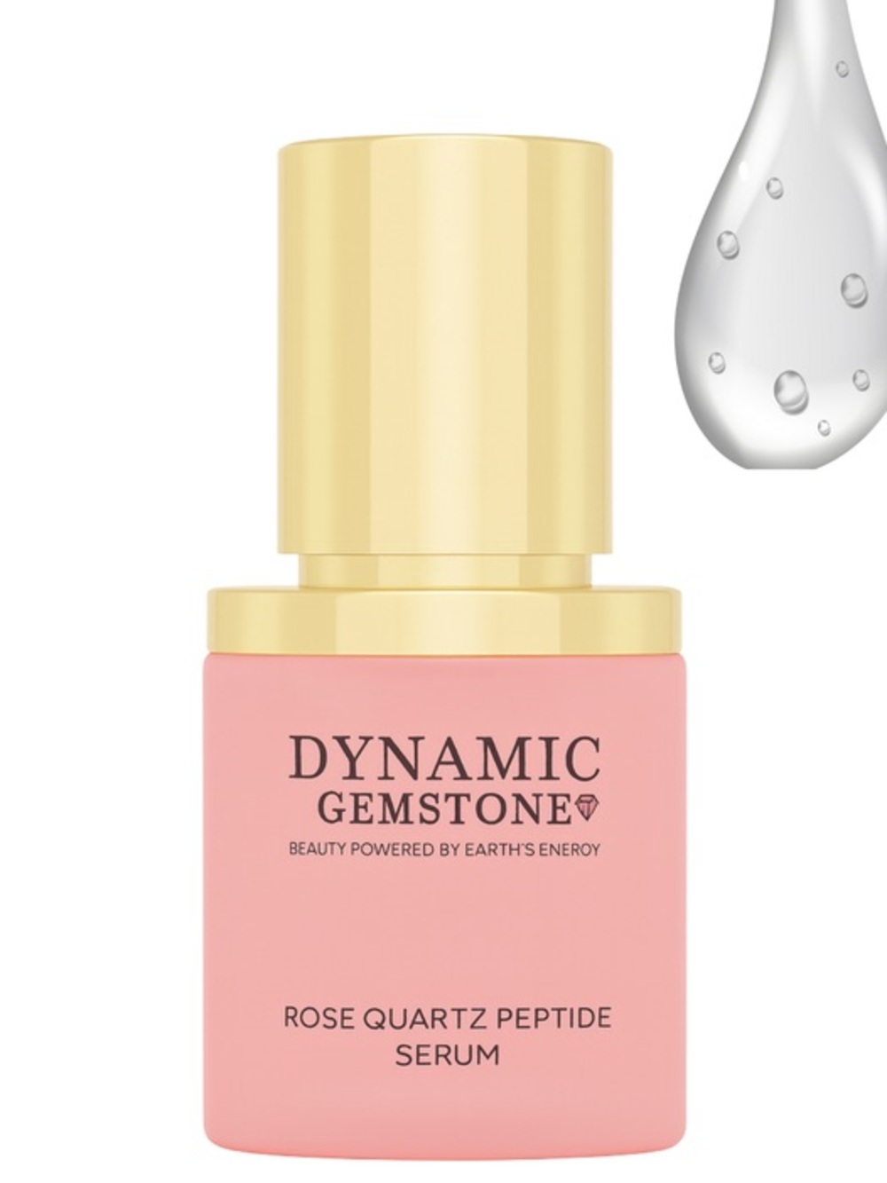 Dynamic Gemstone Rose Quartz Radiance Peptide Serum 30ml - Sealed Box